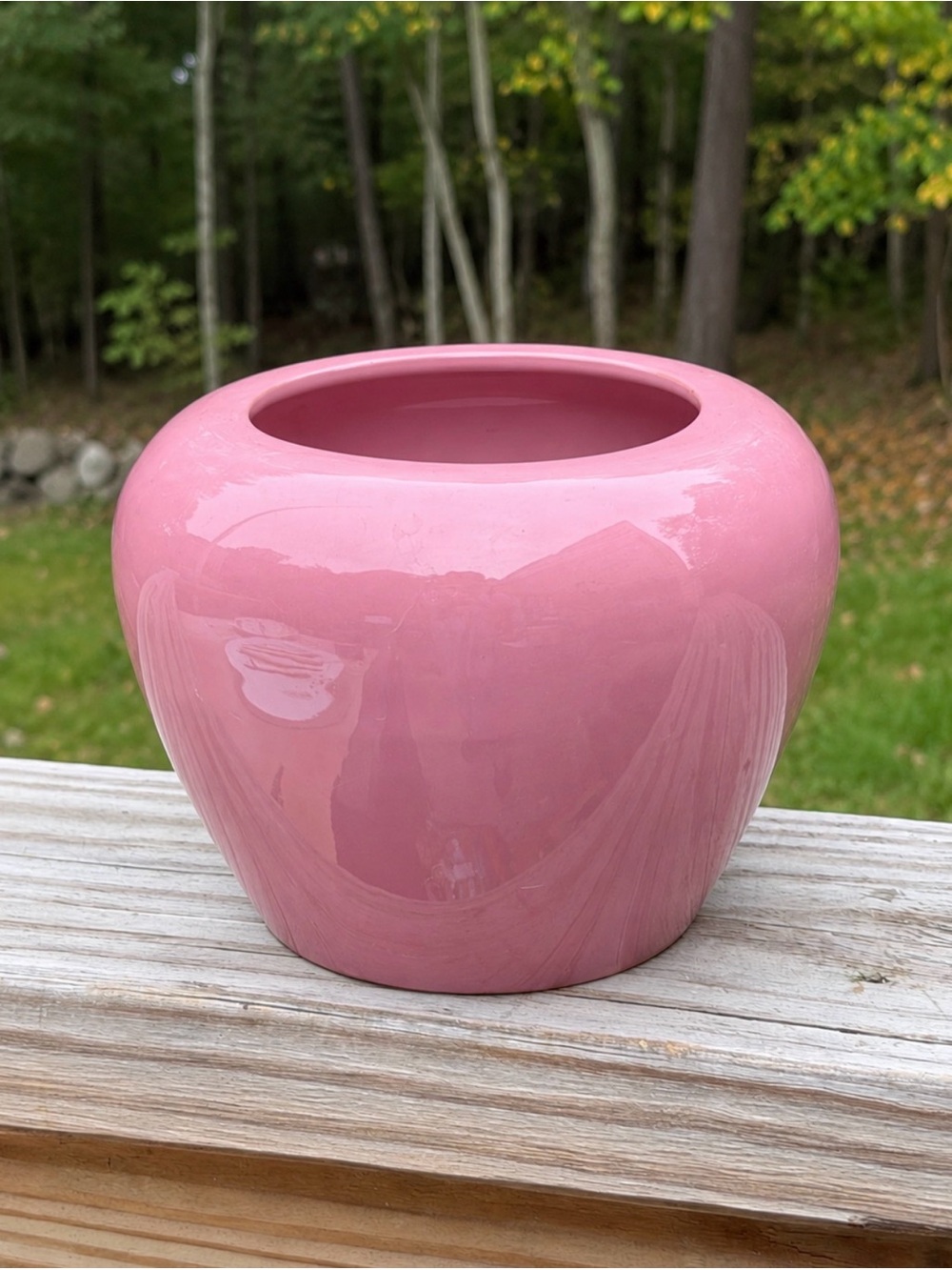 Vintage | Made in Italy | Warm Rose | Decorative Holder or Plant Pot
